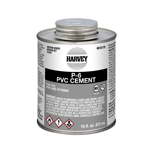 Oatey® Harvey® 053-018170 Cement, 16 oz, Liquid, Clear