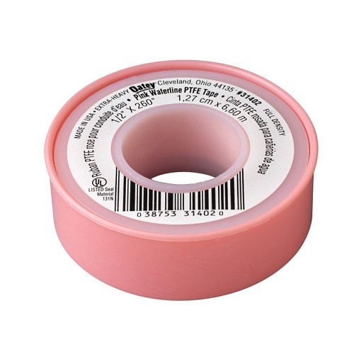 Oatey® 31402D PTFE Tape, 260 in Length, 1/2 in Width, PTFE