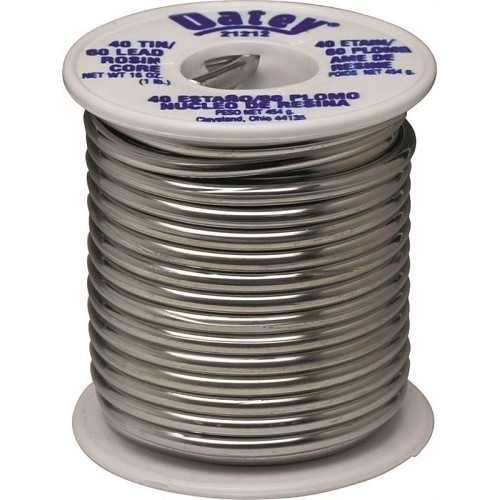 Oatey® Oatey® 7116528 Solder, 0.125 in Wire Dia, 61-460 deg F Melting, 1 lb, Spool