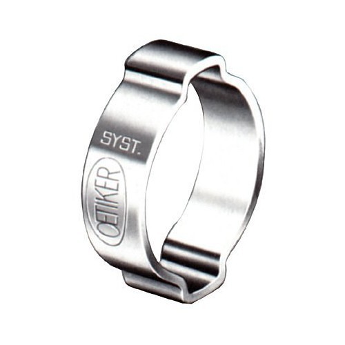Oetiker® 320-10100024 Hose Clamp, 5/8 in Nominal, 0.591 in Closed Dia, 0.709 in Open Dia, 0.0472 in Thickness, Steel