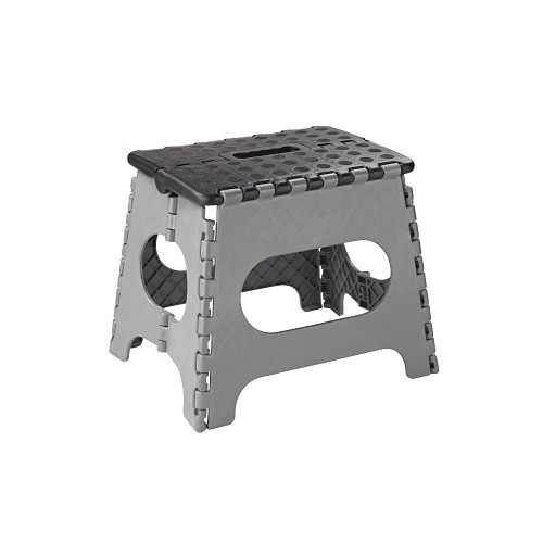 Orgill 1332168 Folding Step Stool, 13 in Overall Height, 330 lb, Plastic, 1 Steps