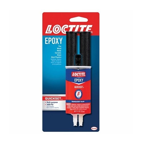 Loctite Epoxy Quick Set, 2 Part, Waterproof. 85 mL