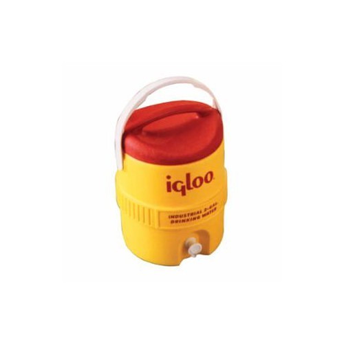 Water Cooler, Insulated, 5 gal, Red/Yellow, Series: 400 Series, 20.38 in Height, 13 in Width, Plastic