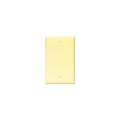 Wall Blank Plate, 1 Gangs, 2.75 in W x 4.5 in L, Ivory