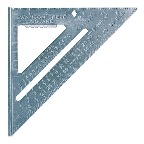 Speed 560376 Square, 7 x 7 in, 90 deg Measuring Angle, Aluminum Alloy