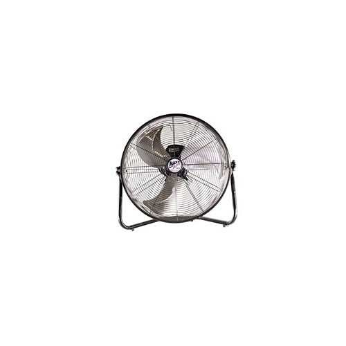 Floor Fan, High Velocity, 20 in Blade, 1500 - 2250 cfm, 120 V, 3 Speed