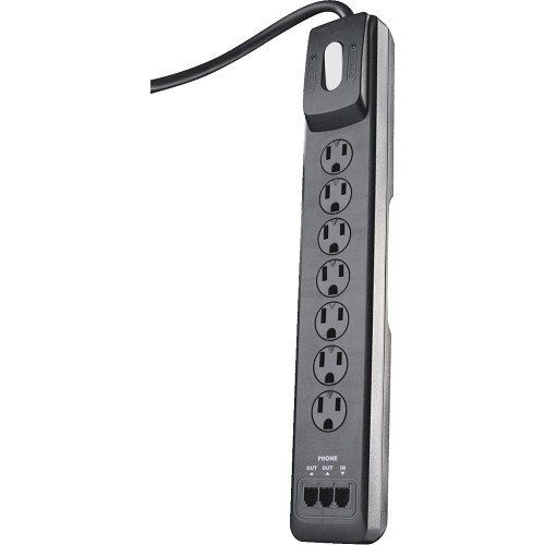 Surge Protector Strip, 7 Outlets, 6 ft Cord