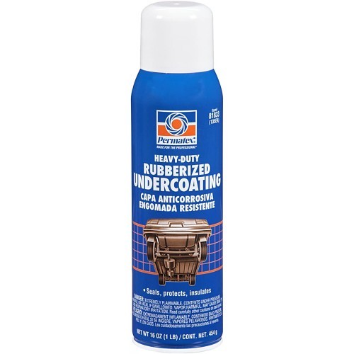 ITW Polymers Adhesives Permatex® Heavy Duty Rubberized Undercoating, 16 oz