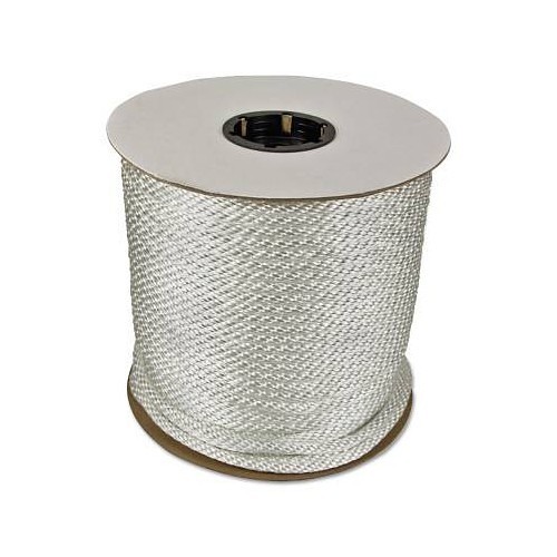 Orion Ropeworks 710160-00250-0 Solid Braid Rope, 250 ft Length, White, Nylon, 3960 lb