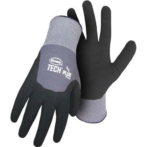 PIP® 1UH7835L General Purpose Work Gloves, Large, #9, 13 ga Seamless Nylon/Spandex Shell, Black, Elastane, Nylon