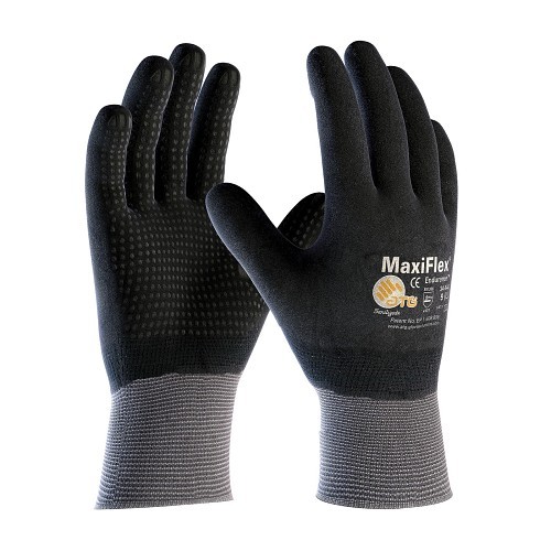 PIP® 34-846XXL General Purpose Gloves, 2X-Large, #11, Gray, Nitrile, Resists: Abrasion, Nylon/Lycra