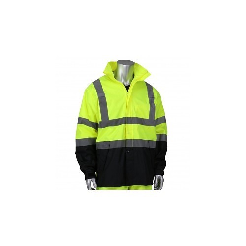 PIP® PIP353-1200LYXL Rain Jacket, X-large, Hi-Vis Orange, PU Coated 100% Polyester