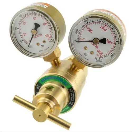 POWERWELD® 313OX Oxygen Regulator, 9/16-18 Nominal, 5 - 80 psi