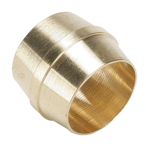 Parker® 60NTA-4 Air Brake Fitting, 1/4 in Conductor, Brass