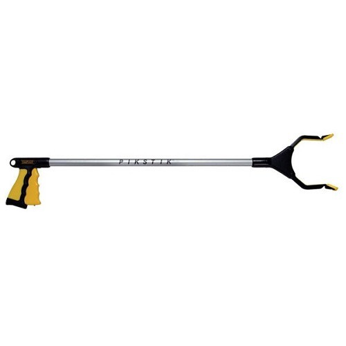 PikStik Pro P-321 Telescopic Reacher, 5 lb, 5-1/2 in Opening, 32 in Overall Length, Pentagon Jaw