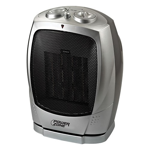 PowerZone PTC-903B Electric Heater, 120 V, 750-1500 W