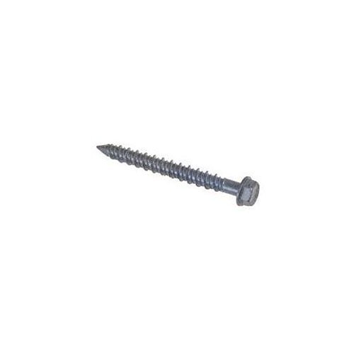 Dewalt® Powers® 4180 Tapper Screw Anchor, 3/16 in Dia, 1-1/4 in Overall Length, Hex Head Drive, 410 Stainless Steel