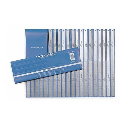 Precision Brand® 19990 Feeler Gauge Set, 20 Piece, For Use With: For Used In Manufacturing And Maintenance Operations, Wherever Setting Close Spacing Or Checking Extremely Tight Tolerances Is Required, High Carbon Spring Steel, Blue