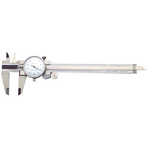 Procheck® NB60CDC8 Dial Caliper, 0 - 8 in, Graduations: 0.001 in, Satin Chrome