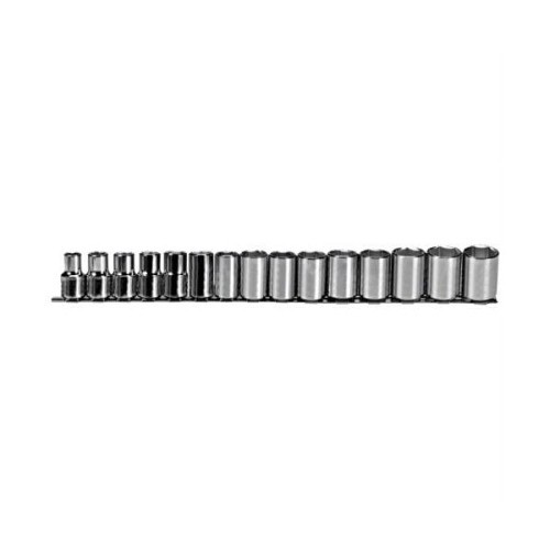 Proto® TorquePlus™ J54205 Socket Set, ASME B107.5M, 6 Points, 1/2 in Drive, 15 Pieces, Included Socket Size: 10 to 24 mm