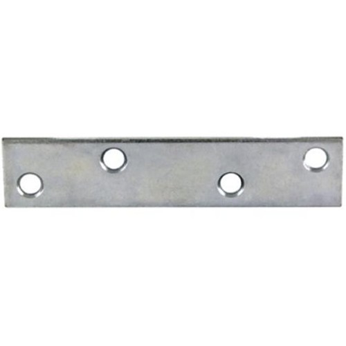 Mending Plate, 6 in Length, 1-1/8 in Width, Steel, Zinc Plated, Mending