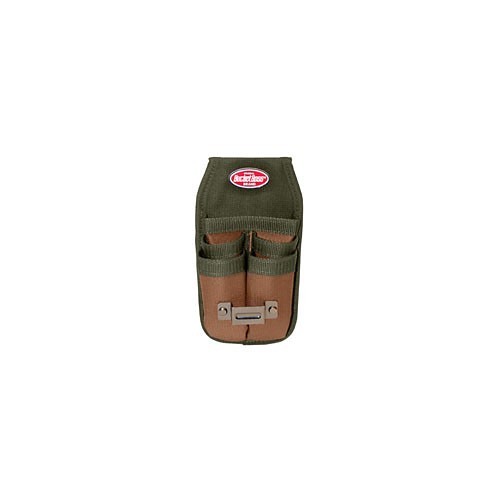 Pull'R Bucket Boss® 7226749 Tool Pouches & Holster, Four-barrel Sheath, 5-pocket, Poly Ripstop Fabric, Brown/Green