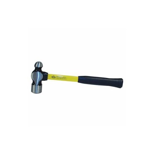 Q.E.P. Nupla® 545-21-004 Classic Hammer, Ball Pein Hammer, 11 in Overall Length, 4 oz Head, Carbon Steel Head, Fiberglass Handle