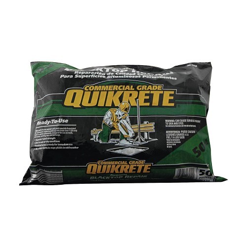 QUIKRETE® 6781546 Blacktop Patch, High Performance, 50 lb, Bag, Black to Brown