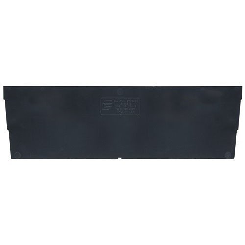 Quantum® DSB109 Bin Divider, 3 in Height, 3-1/2 in Width, 1/4 in D, Polypropylene, Black