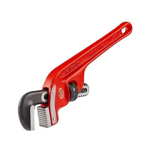 RIDGID® 31060 End Pipe Wrench, 1-1/2 in, 10 in Overall Length, orange, Ductile Iron Handle