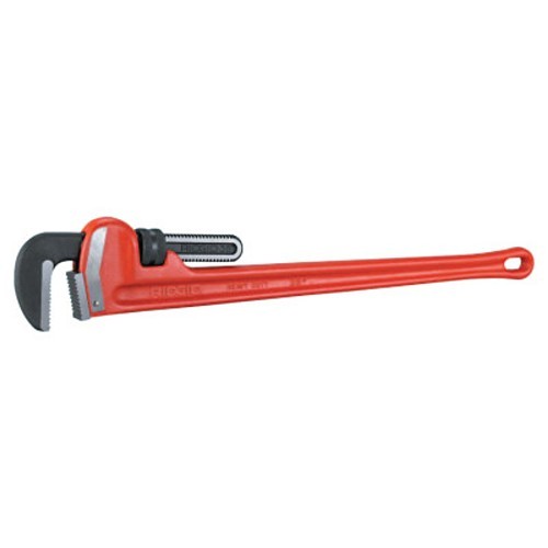 RIDGID® 632-31035 Straight Pipe Wrench, 5 in, 36 in Overall Length, Ridgid Cast Iron Handle