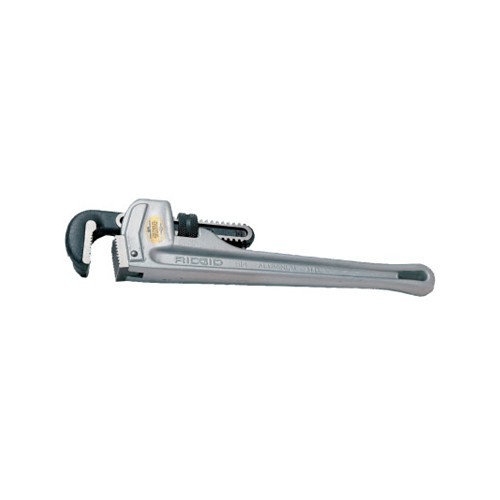 RIDGID® 632-31110 Straight Pipe Wrench, 5 in, 36 in Overall Length, Rigid Aluminum Handle