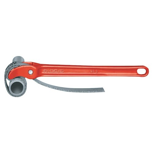 RIDGID® 632-31340 Strap Pipe Wrench, 2 in, 11-3/4 in Overall Length, 3-1/2 in Outside Dia Tubing