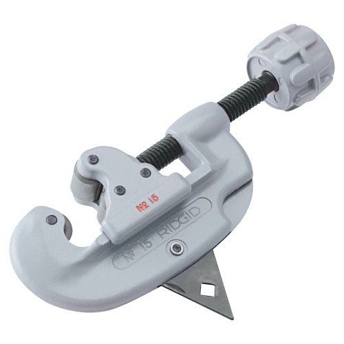 RIDGID® 632-32920 Pipe and Tubing Cutter, 3/16 to 1-1/8 in Nominal Capacity, Steel Cutting Edge, Screw Knob