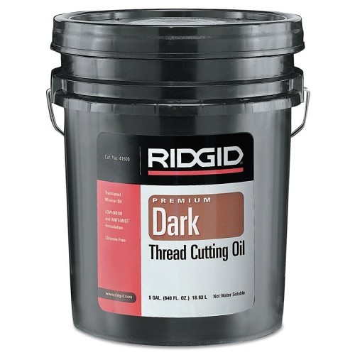 RIDGID® 632-41600 Cutting Oil, 5 gal, Pail, Mild Petroleum/Solvent, Black, Liquid