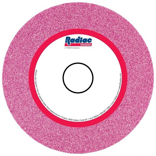 Radiac® 34078508 Grinding Wheel, 14 in Wheel Dia, 1 in Wheel Thickness, 5 in Center Hole