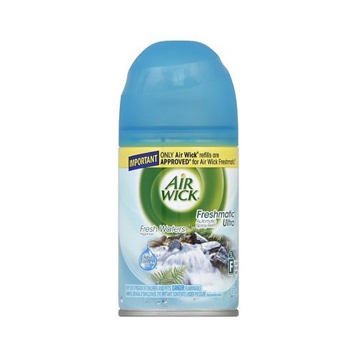 Reckitt Benckiser Air Wick® 6233879553 Air Freshener Freshmatic Refill, 5.89 oz, Aerosol Spray, Fresh Waters, Liquid