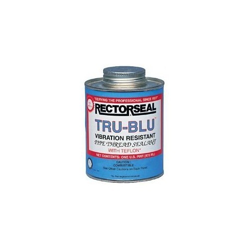 RectorSeal Tru-Blu 622-31551 Pipe Thread Sealant, Can, Blue, 1.38 Specific Gravity