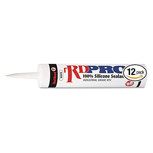 Red Devil® RD PRO 630-0816-OI RTV Silicone Sealant, Cartridge, Acetic Acid, White, Paste