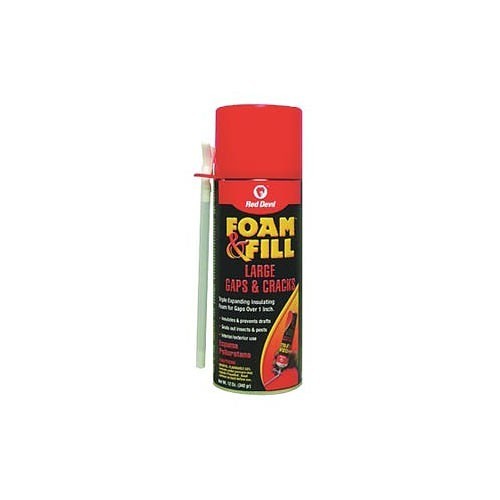 Red Devil® RD0909 Foam Sealant, 12 oz, Aerosol, Triple Expanding Foam, Champagne, 1.3 g/cu-cm Specific Gravity