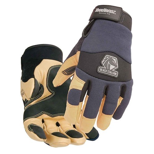 Revco Black Stallion® 99ACE-PW X-LARGE Mechanics Gloves, Insulated Winter Mechanics Glove, X-Large, #10, Premium Grain Pigskin Palm, Pigskin, Blue