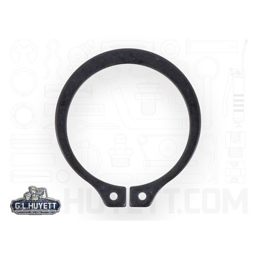 BSH-093 Snap Ring, Bowed External, Imperial, Carbon Spring Steel, Phosphate