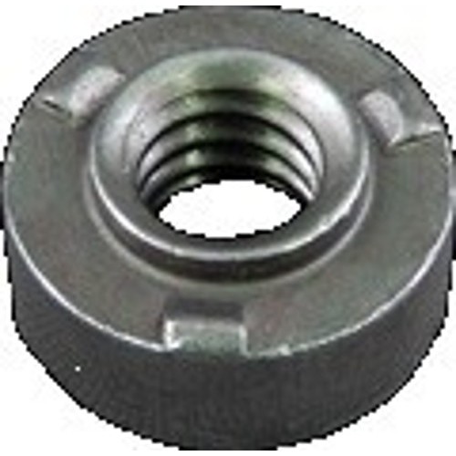 Weld Nut, Imperial, #10-32 Diameter - Thread, Steel, Round