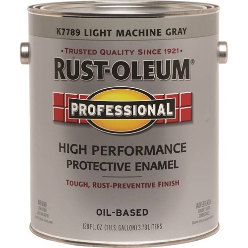 Rust-Oleum® 8869836 Paint, 1 gal, Light Gray, 285-440 sq-ft/can Coverage, 2-4 hr Curing