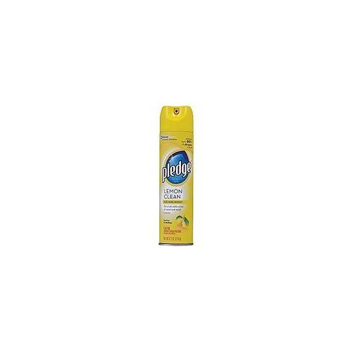 S.C. Johnson & Son Pledge® 72372 Furniture Cleaner, 9 oz, Aerosol Spray, Lemon, Off-White, Compressed Gas