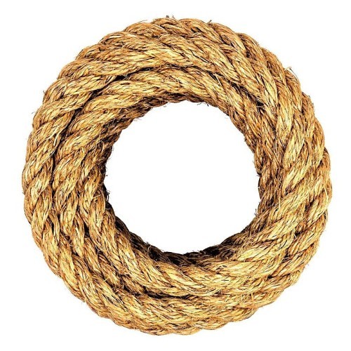 SGT KNOTS® SK-TM-12x200 Manila Rope, 1/2 in Dia, 200 ft Length, Natural Tan