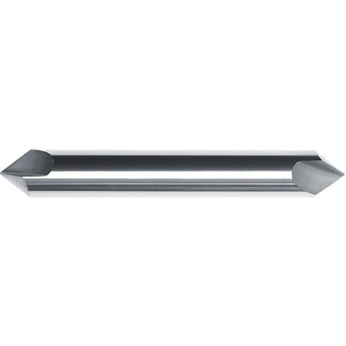 SINTLTOOL-INTERNAL TOOL INT641420 Chamfer Mill, 3/8 in Cutter Head Dia, 90 deg Included Angle, Carbide