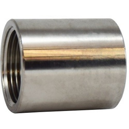 MIDCO M63411B Pipe Coupling, Coupling Fitting/Connector, 1/4 in Nominal, 316 Stainless Steel