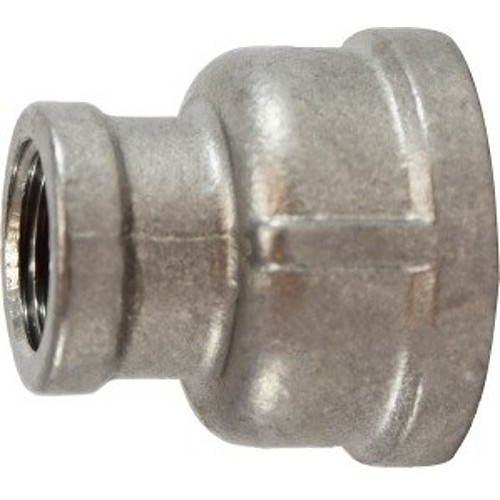 MIDCO M62438 Pipe Coupling, Coupling Fitting/Connector, 3/4 in x 1/2 in Nominal, 304 Stainless Steel