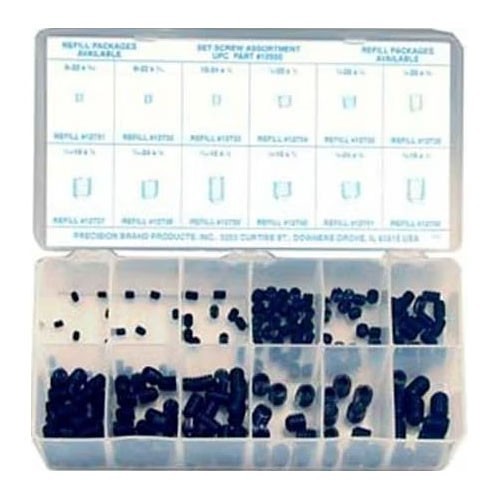 Sarjo FK58170 Set Screw Assortment, 385 Piece, 18-8 Stainless Steel